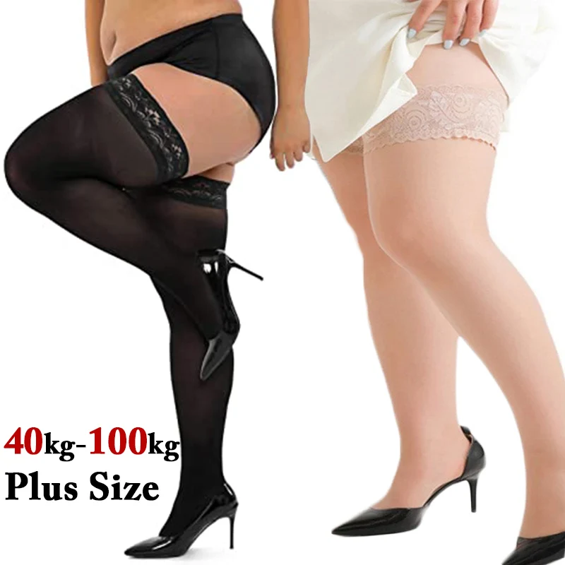 Thigh High Sock Stay Up - Plus Size Women Thigh High Stockings