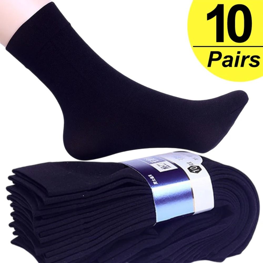 10pairs Men Ice Silk Socks Sum - Silk Sock Bamboo 评论和价格
