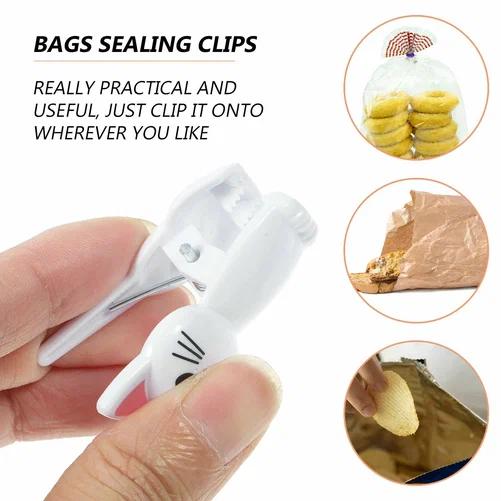 8Pcs Cat Shape Food Sealing Ba - Sock Organizer Tray 评论和价格