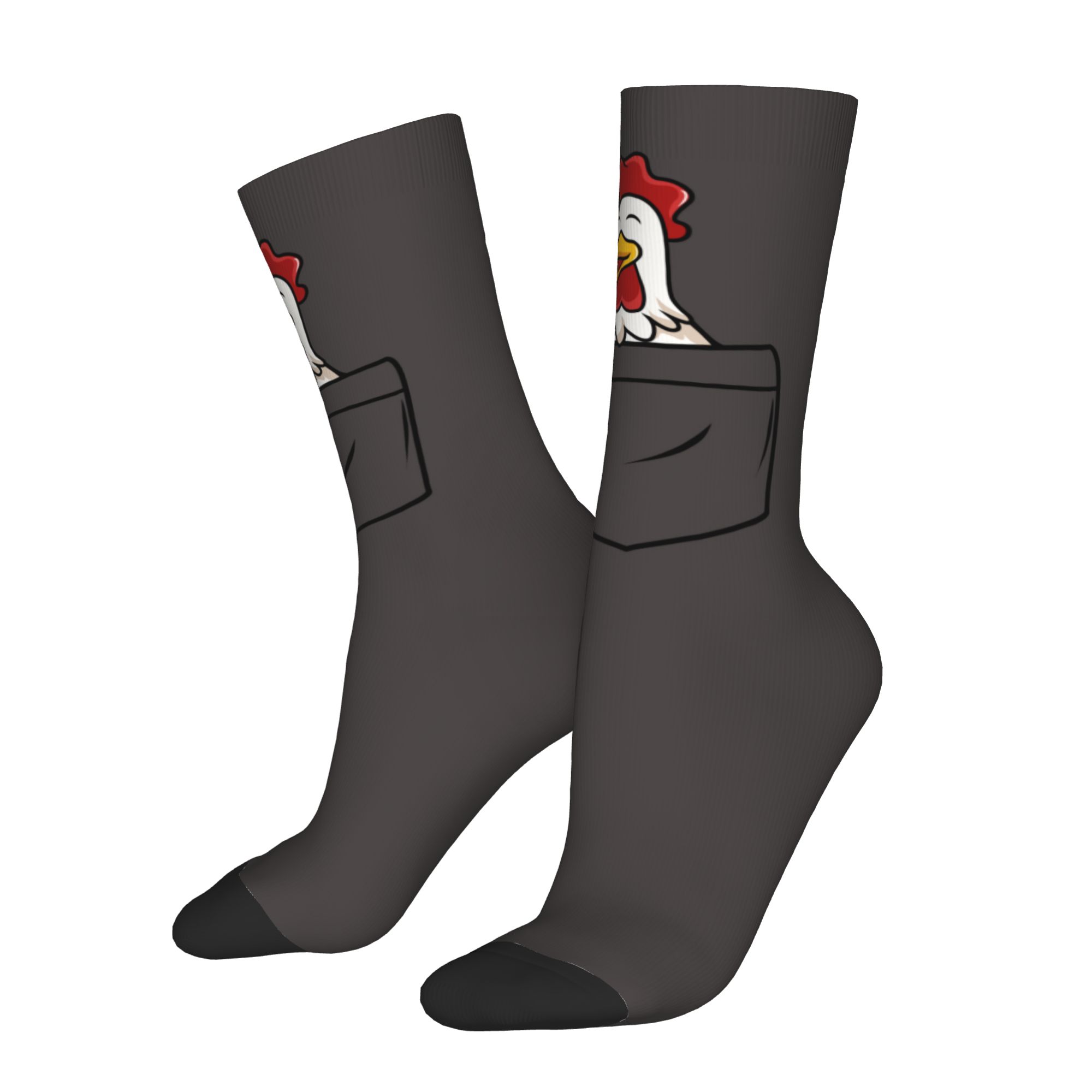 Custom Pocket Animal Rooster M - Dress Sock Men 评论和价格
