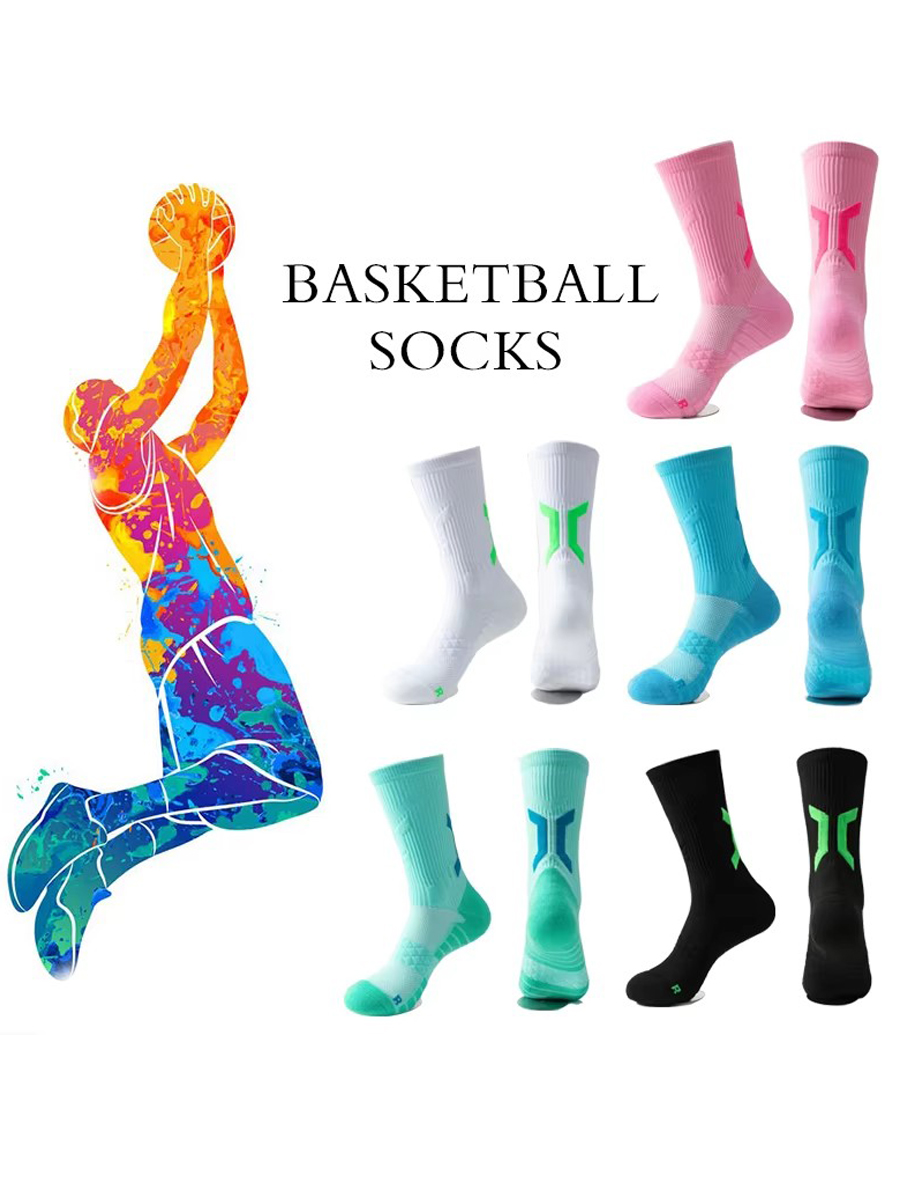 WRELS 1/2/3 Pairs Basketball S - Athletic Sock Cushion 评论和价格